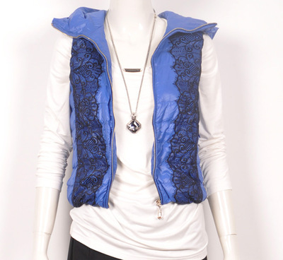 GB-1606歌蕾思正品羽絨服馬甲 短款修身時(shí)尚，麗水飛翔鳥制造